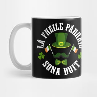 Lá Fhéile Pádraig Sona Duit Léine T-ST Patrick's Day Tees Mug